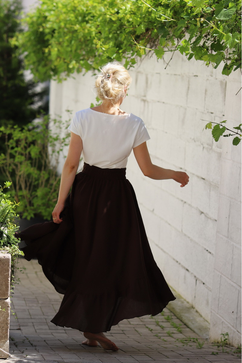 Fusta din panza topita