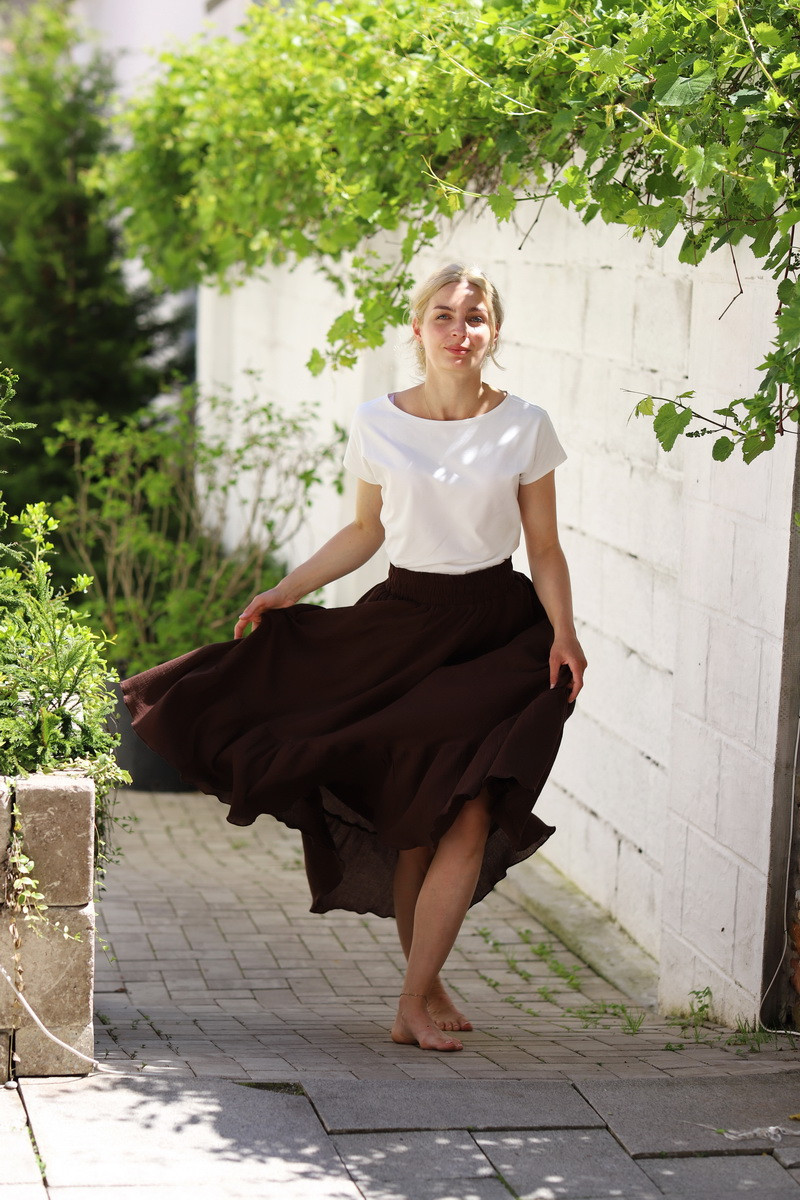 Fusta din panza topita