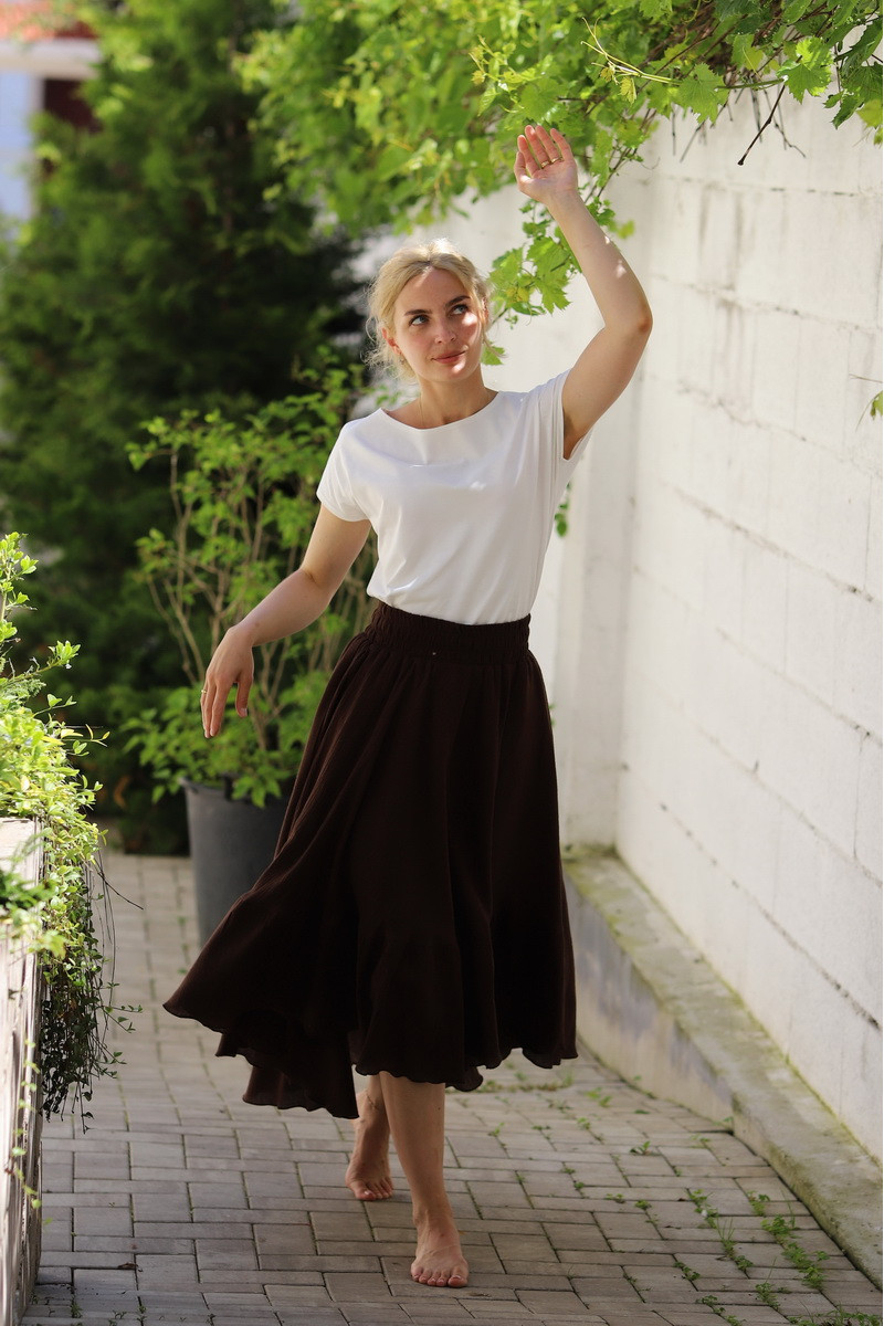 Fusta din panza topita