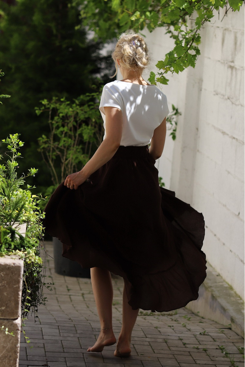 Fusta din panza topita