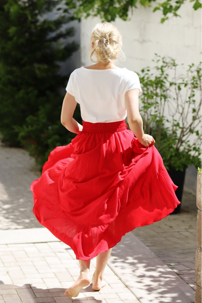 Fusta din panza topita