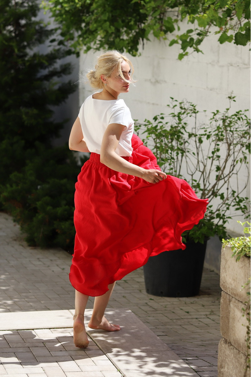 Fusta din panza topita