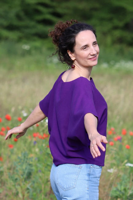Bluza Aira mov