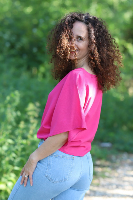 Bluza Aira fucsia