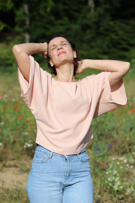 Bluza Aira nude