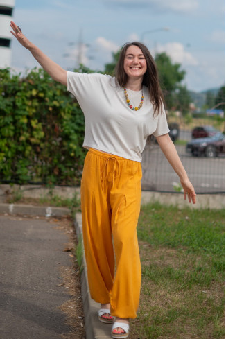 Joa Shop - cumpara online: Pantaloni de vara largi