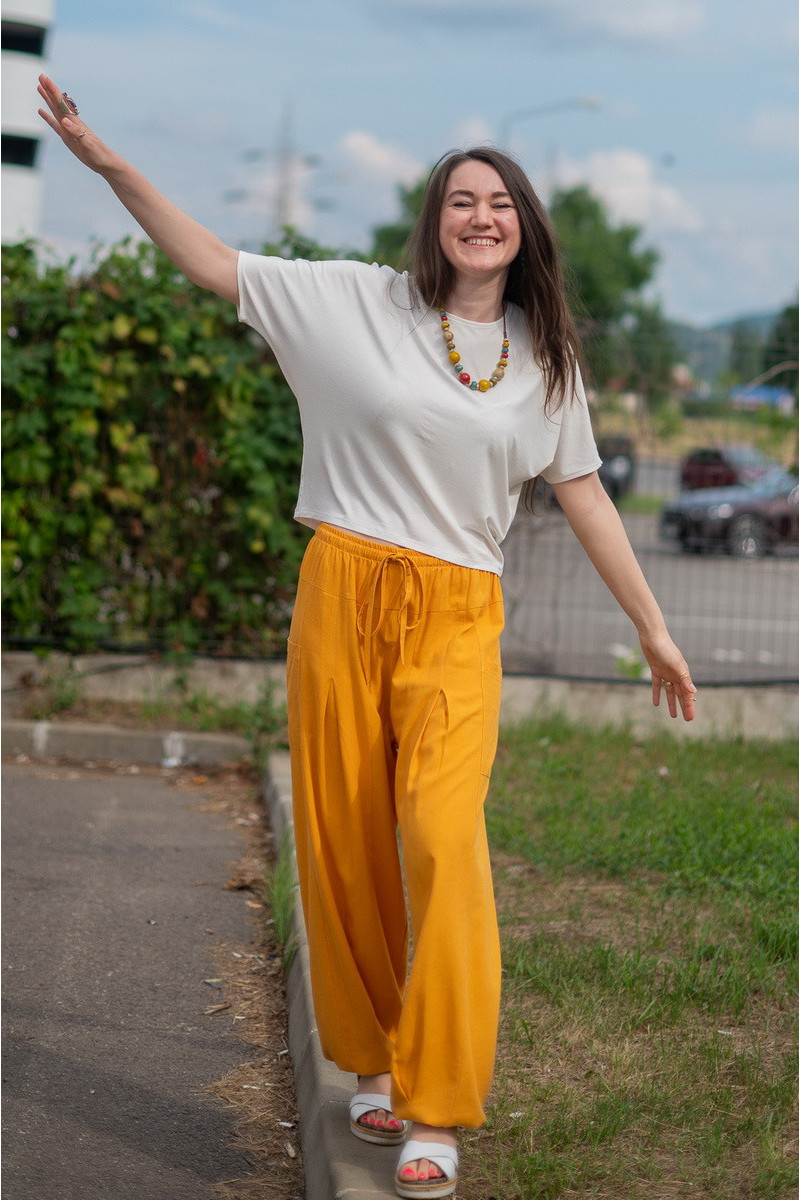 Joa Shop - cumpara online: Pantaloni de vara largi