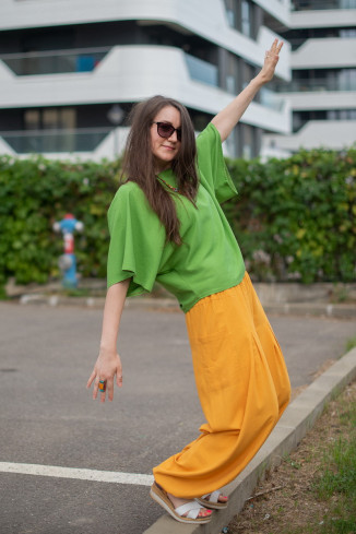 Joa Shop - cumpara online: Pantaloni de vara largi