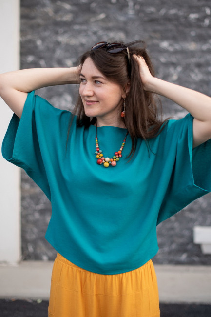 Bluza Aira turcoaz
