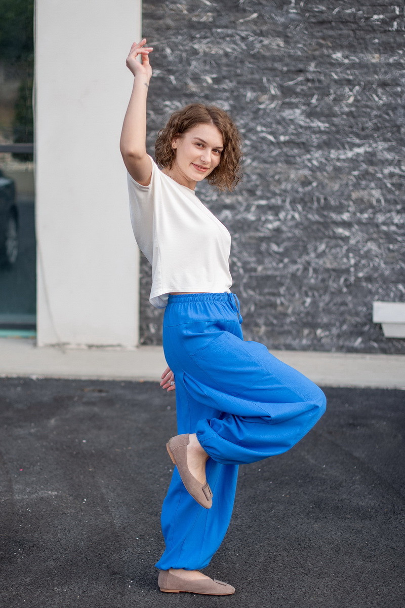 Joa Shop - cumpara online: Pantaloni de vara largi