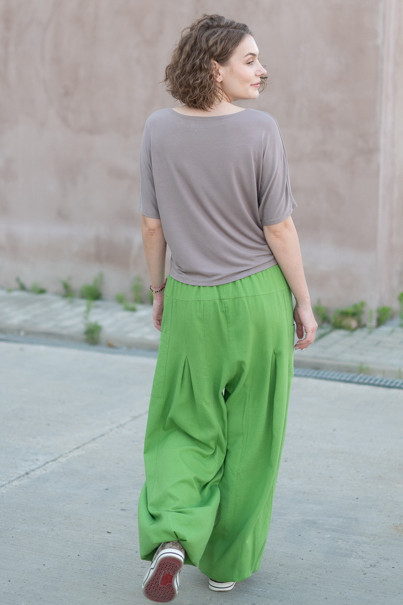 Joa Shop - cumpara online: Pantaloni de vara largi