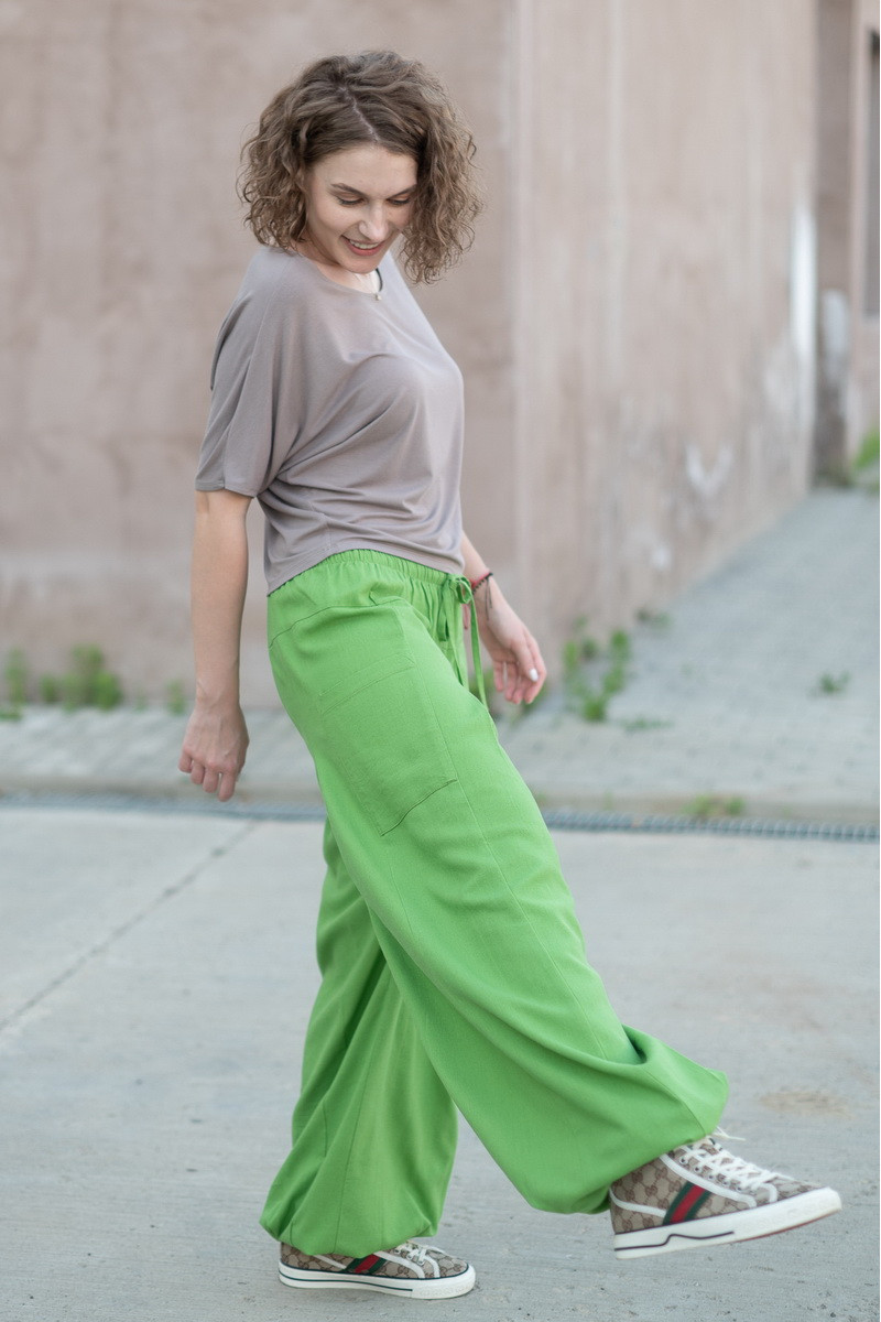 Joa Shop - cumpara online: Pantaloni de vara largi