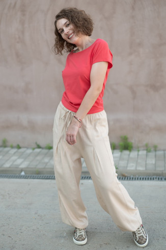 Joa Shop - cumpara online: Pantaloni de vara largi