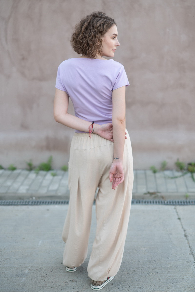 Joa Shop - cumpara online: Pantaloni de vara largi