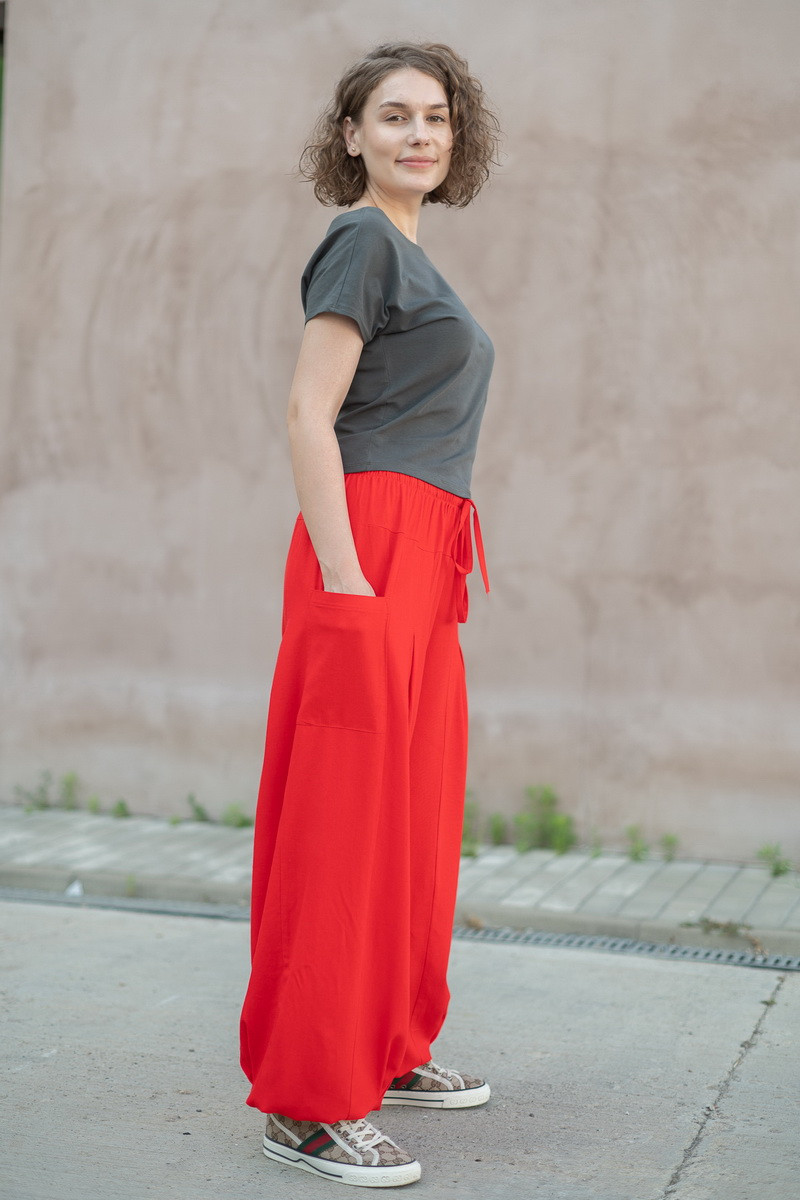 Joa Shop - cumpara online: Pantaloni de vara largi