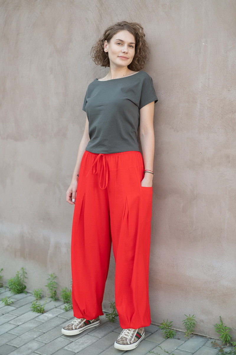 Joa Shop - cumpara online: Pantaloni de vara largi