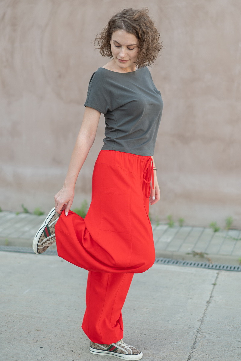 Joa Shop - cumpara online: Pantaloni de vara largi