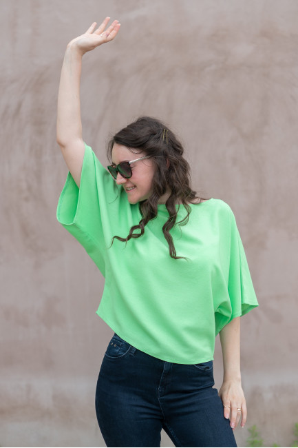 Bluza Aira verde deschis