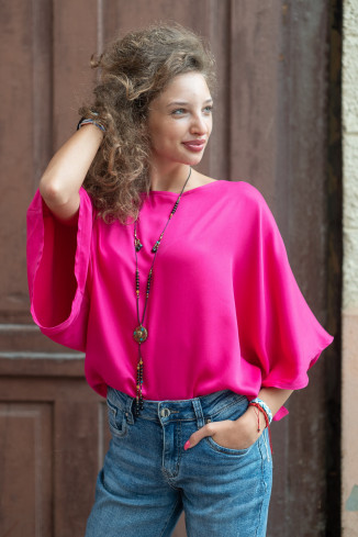 Joa Shop - cumpara online: bluza fluture din vascoza