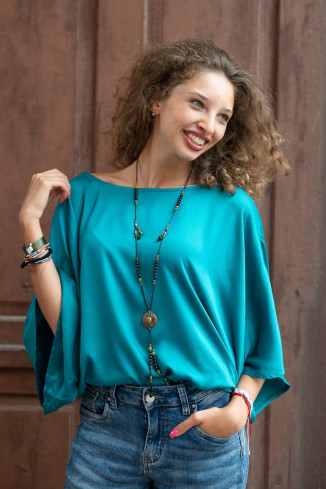 Joa Shop - cumpara online: bluza fluture din vascoza