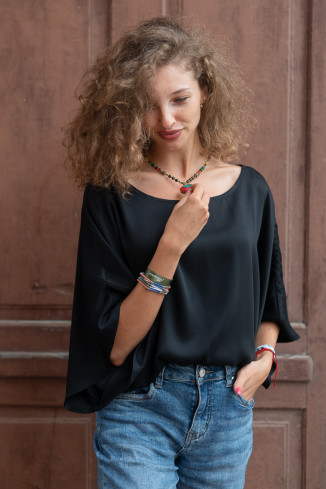 Joa Shop - cumpara online: bluza fluture din vascoza