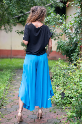 Joa Shop - cumpara online: Pantaloni de vara largi din in