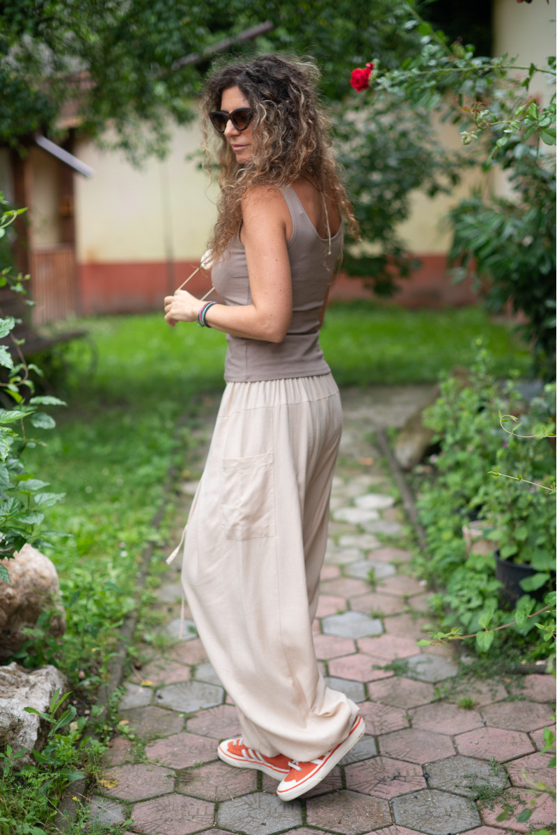 Joa Shop - cumpara online: Pantaloni de vara largi