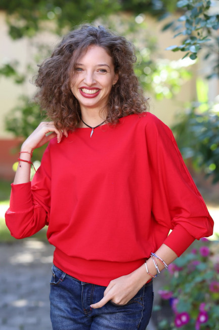 Joa Shop - cumpara online: bluza fluture din vascoza