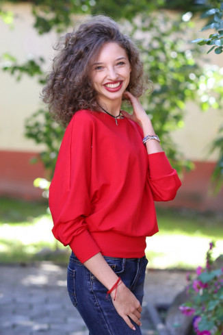 Joa Shop - cumpara online: bluza fluture din vascoza