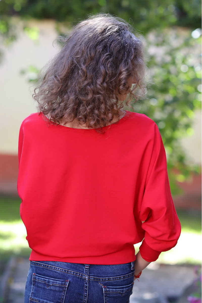 Joa Shop - cumpara online: bluza fluture din vascoza