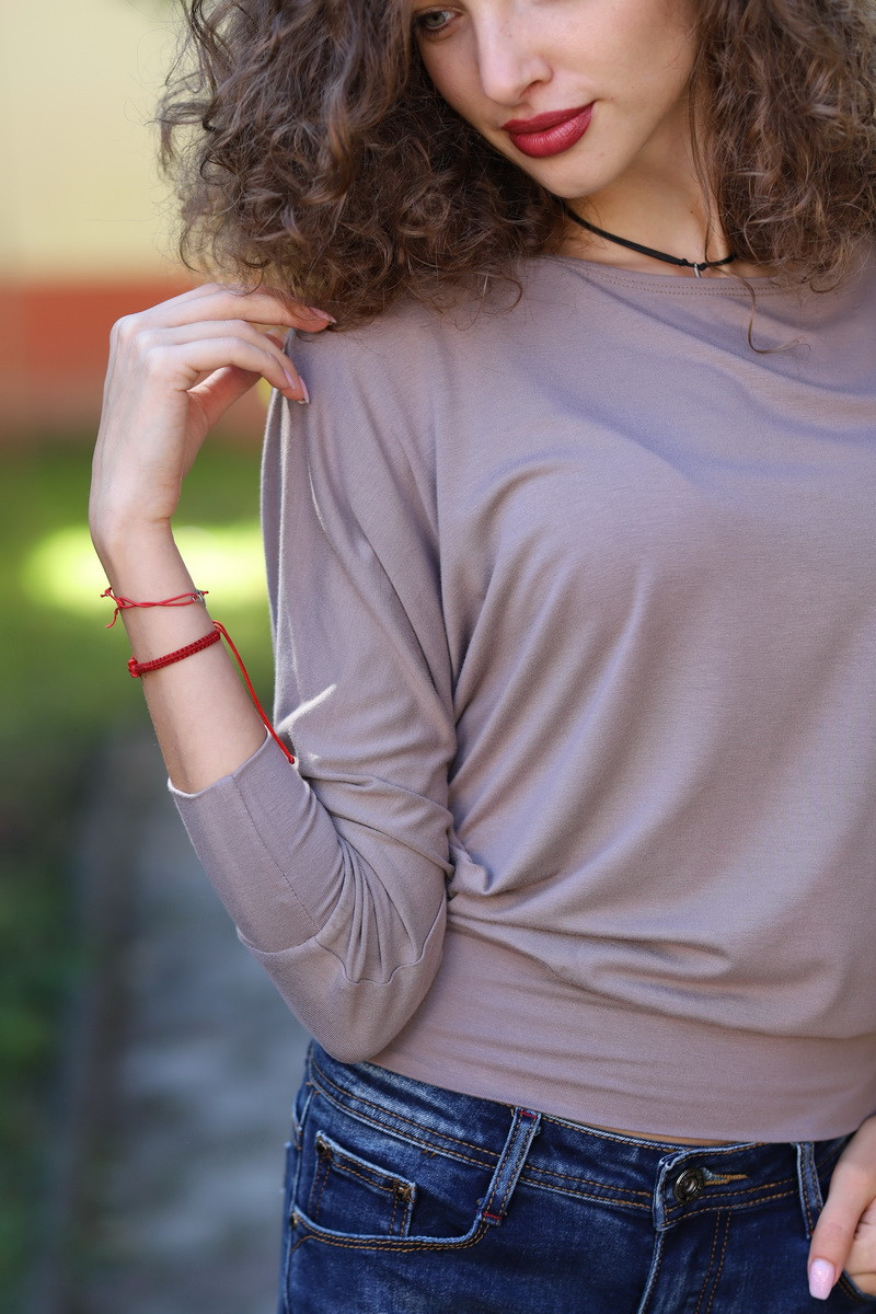 Joa Shop - cumpara online: bluza fluture din vascoza