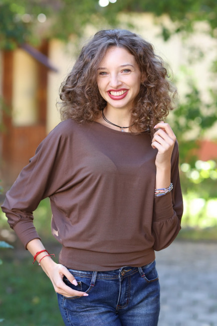 Joa Shop - cumpara online: bluza fluture din vascoza