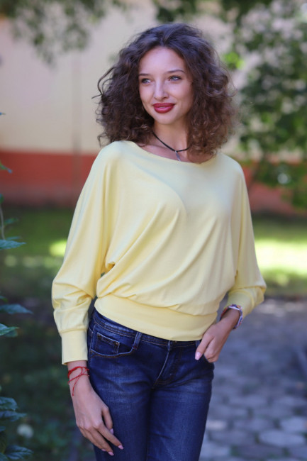 Bluza Allegria galben pal