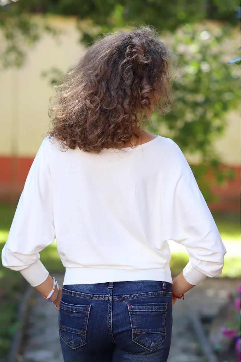 Joa Shop - cumpara online: bluza fluture din vascoza