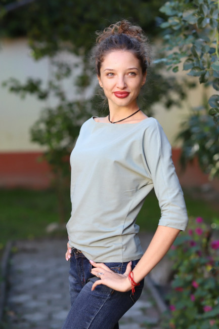 Bluza Gloria vernil