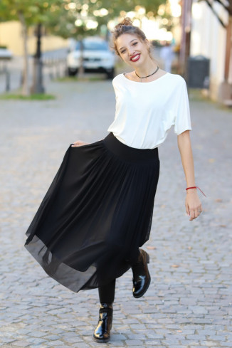 Joa Shop - cumpara online: Fusta din tulle negru