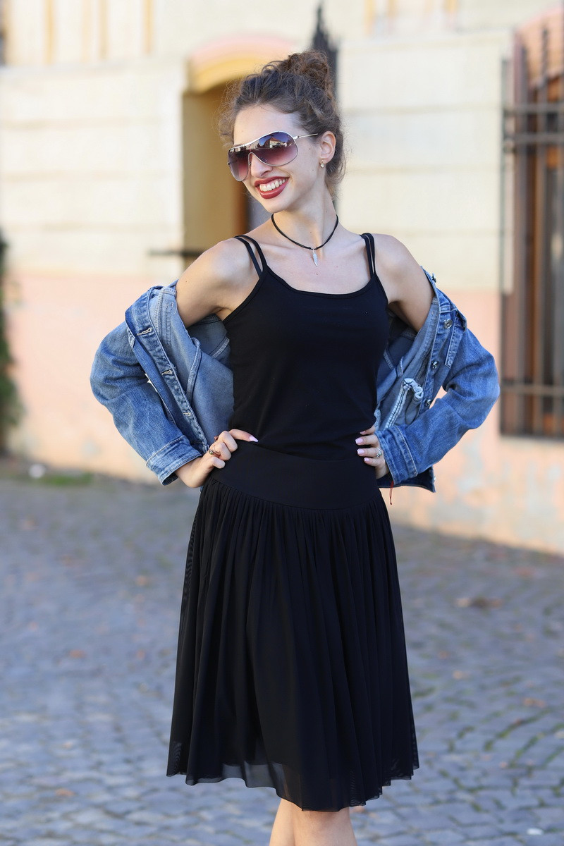 Joa Shop - cumpara online: Fusta din tulle negru