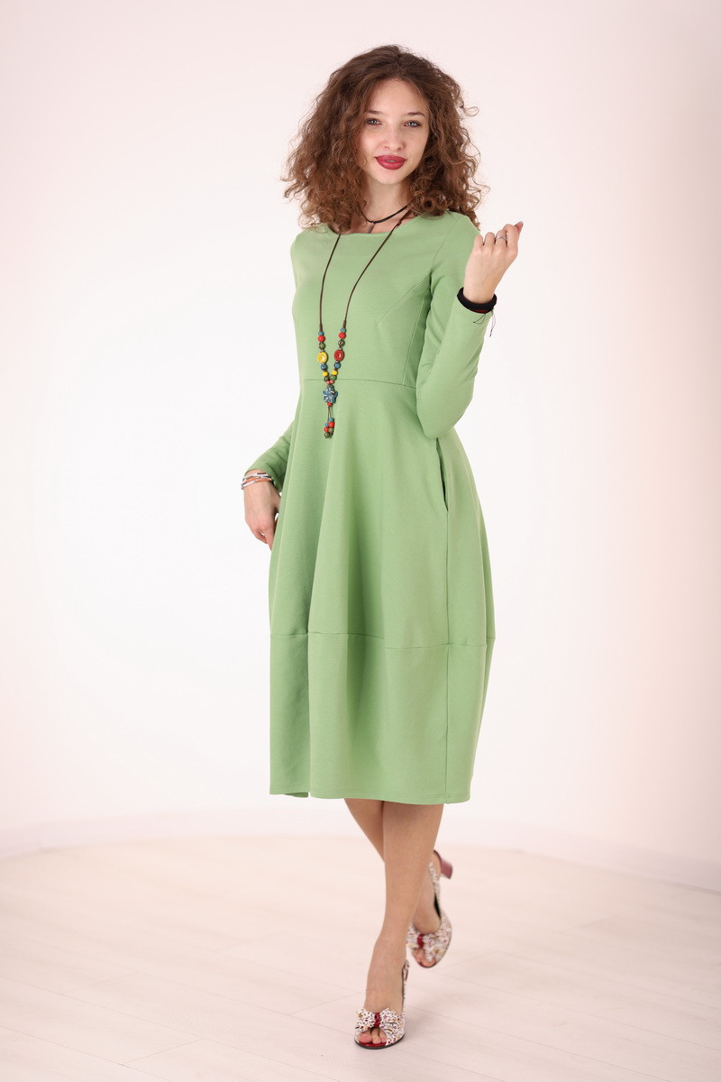 Rochie casual din bumbac uni