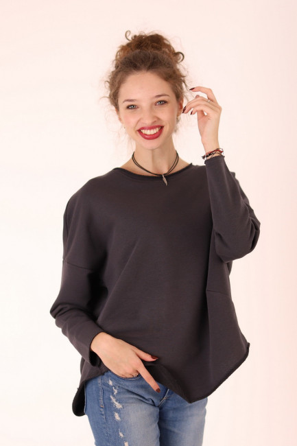 Bluza Corina gri fume