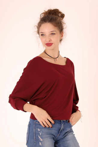 Joa Shop - cumpara online: bluza fluture din vascoza