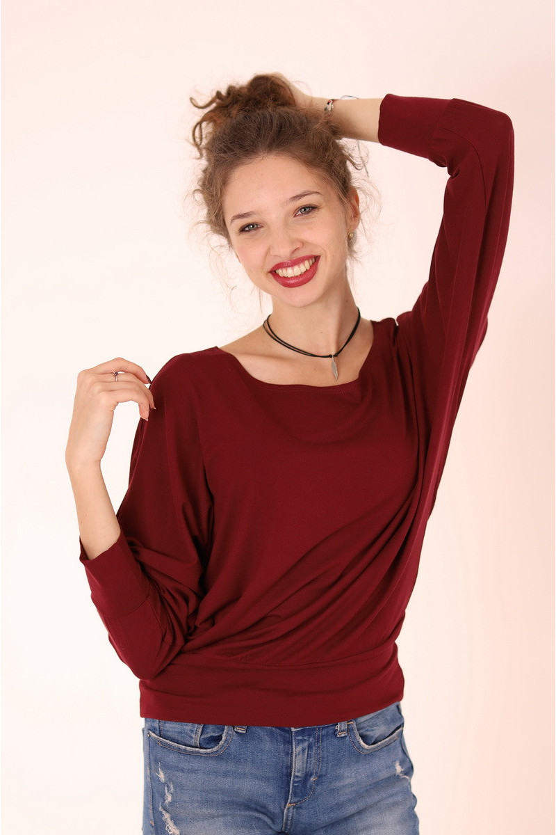 Joa Shop - cumpara online: bluza fluture din vascoza