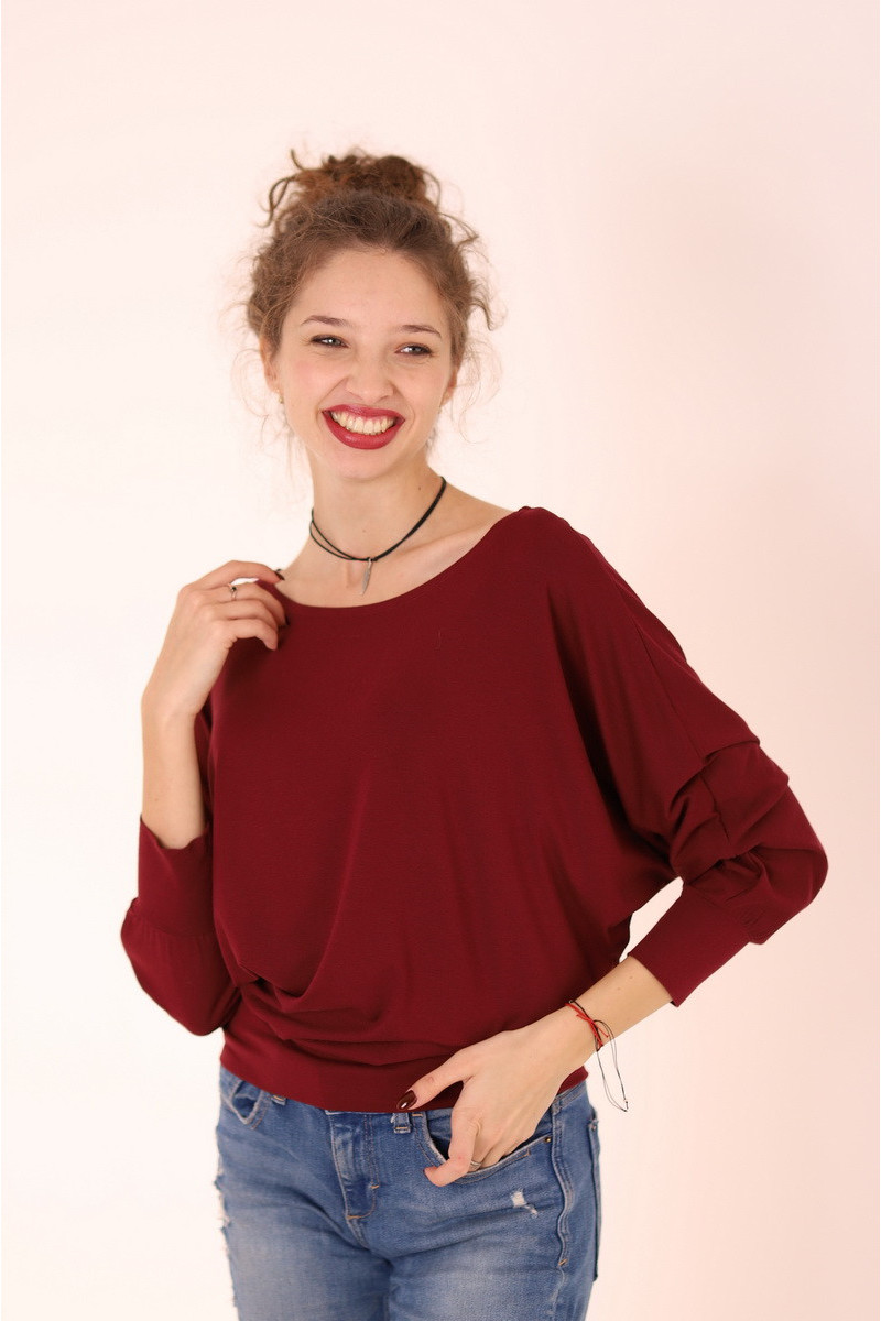 Joa Shop - cumpara online: bluza fluture din vascoza