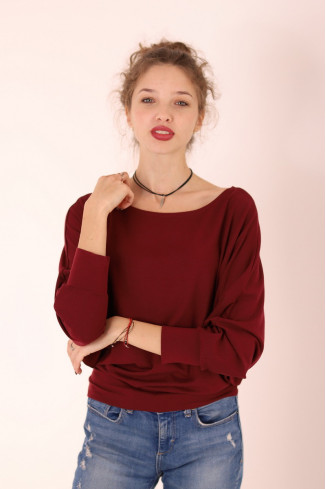 Joa Shop - cumpara online: bluza fluture din vascoza