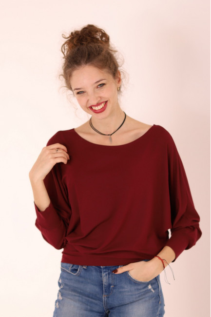 Joa Shop - cumpara online: bluza fluture din vascoza