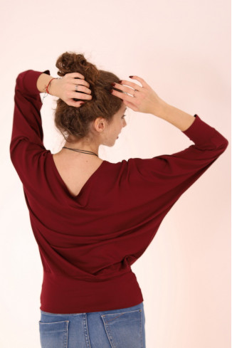 Joa Shop - cumpara online: bluza fluture din vascoza