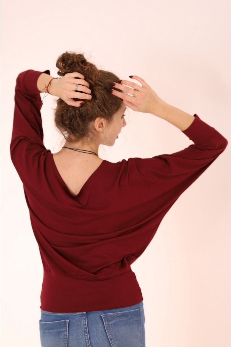 Joa Shop - cumpara online: bluza fluture din vascoza