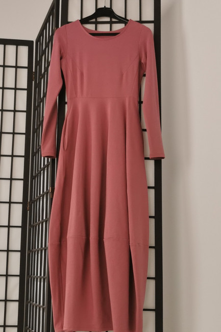 Rochie Melinda somon inchis