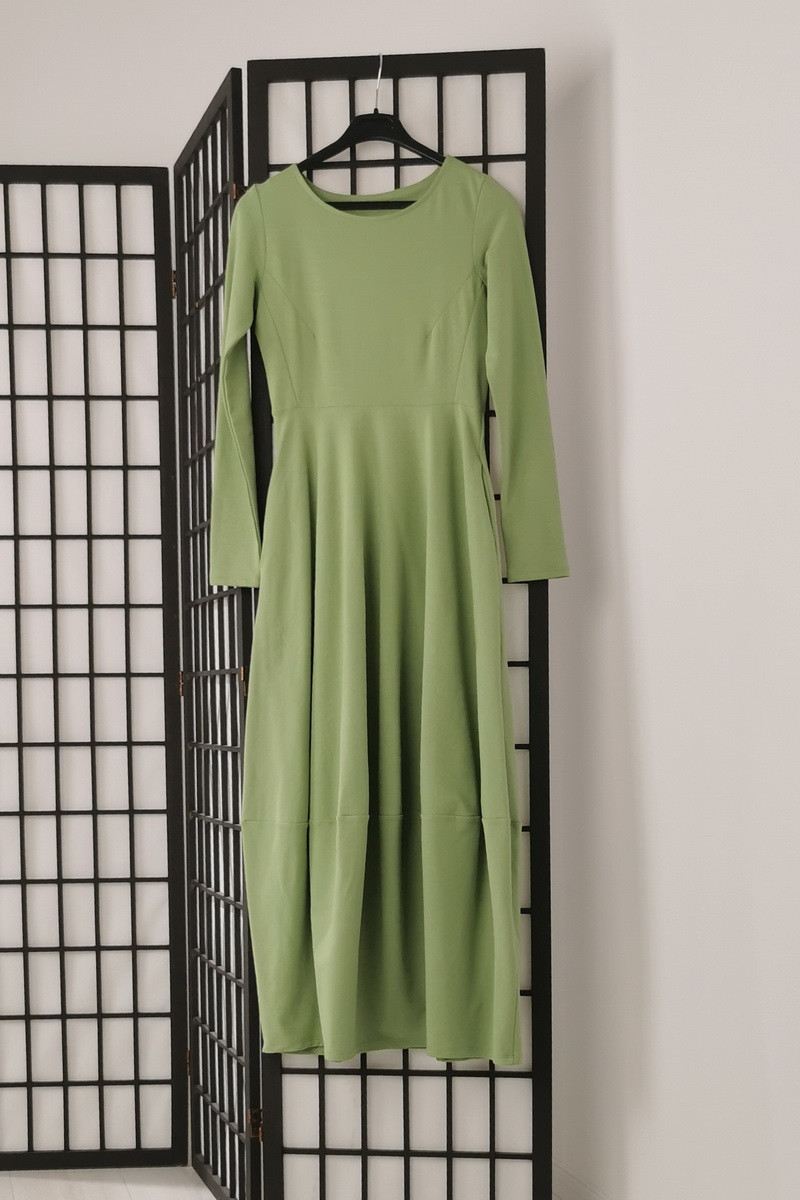 Rochie lunga  tip lalea, din bumbac