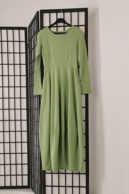 Rochie Melinda verde pal