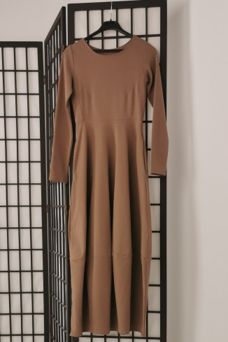 Rochie lunga  tip lalea, din bumbac